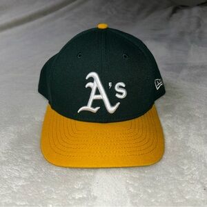 New Era Oakland A's Green and Yellow Baseball Cap